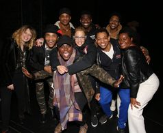 Natasha Lyonne, Derrick Baskin, Adrienne C. Moore, Ephraim Sykes, Dascha Polanco, Danielle Brooks, and Jeremy Pope