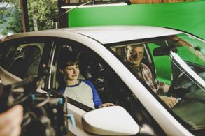 Trevor Brooks and James Wosochlo filming 