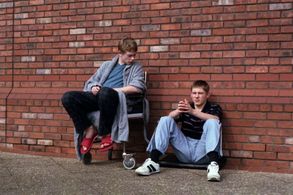 Josh Bolt and Eugene Byrne in The Be All and End All (2009)