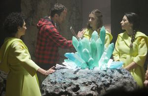 Aviva Ger, Reymonde Amsallem, Oded Raz, and Avia Malka in Spell Keepers (2017)