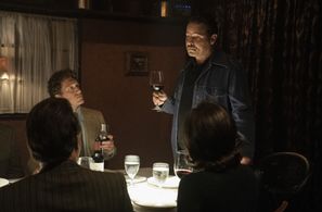 Justin Chambers and Damian Conrad-Davis in The Offer (2022)