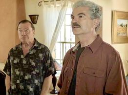 SAM INGRAFFIA with R.D. CALL in BLUE TELESCOPE.