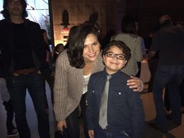 Bruce with Lana Parrilla at the OUAT Season 3 Party