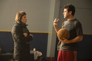 Silver tree on the set of A Million Little things with Ron Livingston.