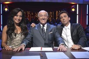 Carrie Ann Inaba, Bruno Tonioli, and Len Goodman in Dancing with the Stars (2005)