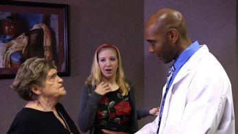 David Chattam, Brittany Herd, and Patricia Binkley in Flowers for Fannie (2013)