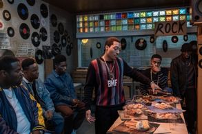 Lil' Zane, Demetrius 'Lil Meech' Flenory, Jasun Jabbar Wardlaw Jr., Tyshon Freeman, and Myles Truitt in BMF (2021)