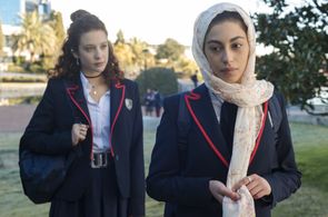 Mina El Hammani and María Pedraza in Elite (2018)