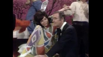 Dick Martin and April Tatro in Rowan & Martin's Laugh-In (1967)