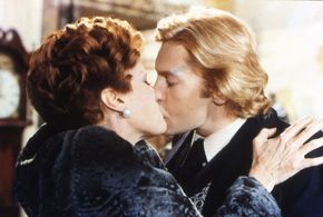 Helmut Berger and Silvana Mangano in Conversation Piece (1974)