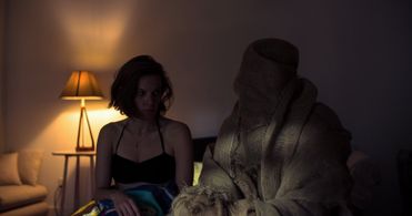 Peter Vack and Lindsay Burdge in Lace Crater (2015)