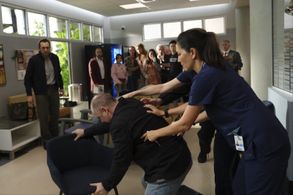 Christina Chang and Ricky He in The Good Doctor (2017)