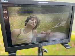 On set for It's Alright Now