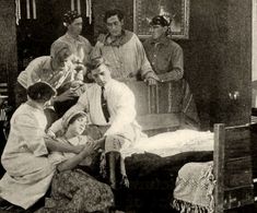 Lillian Christy, Edward Coxen, and George Field in The Greater Love (1913)