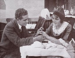 Marshall Neilan and Ruth Roland in The Manicurist and the Mutt (1913)