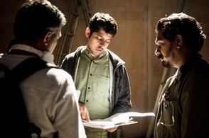 Varun Grover, Neeraj Ghaywan, and Swapnil S. Sonawane in Sacred Games (2018)