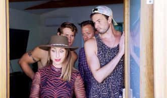 Artie O'Daly, Theresa Margaret Ryan, Braden Davis, and Drew Canan