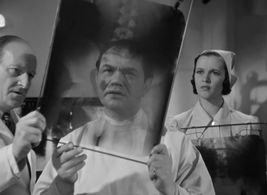 Edward G. Robinson, Gale Page, and Eric Stanley in The Amazing Dr. Clitterhouse (1938)