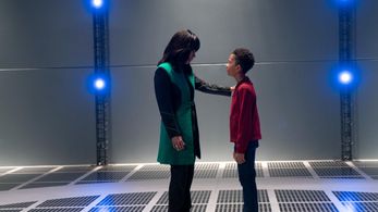 Penny Johnson Jerald and Kai Wener in The Orville: Electric Sheep (2022)