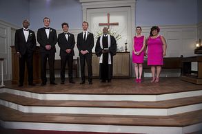 Neil Patrick Harris, Alyson Hannigan, Wayne Brady, Jason Segel, Ben Vereen, Josh Radnor, Ellen D. Williams, and Sam Gibb