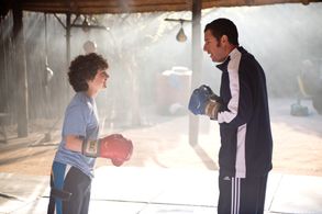 Adam Sandler and Braxton Beckham in Blended (2014)