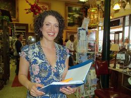 Tenaya Cleveland on set of The 12 Lives of Sissy Carlyle.