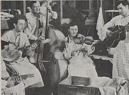 Ken Card, Earl Phelps, Norman Phelps, Willie Phelps, and Ray Whitley in Prairie Papas (1938)