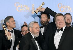 George Clooney, Ben Affleck, John Goodman, Grant Heslov, and Tony Mendez
