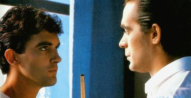 Antonio Banderas and Nacho Martínez in Matador (1986)