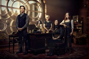 Steven Weber, Clare Coulter, Alison Louder, and Severn Thompson in Helix (2014)