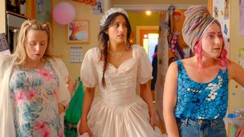 Sinead Matthews, Leah Brotherhead, and Taj Atwal in Hullraisers (2022)