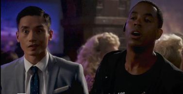 Dah-uh Morrow and Manny Jacinto in The Good Place (2016)