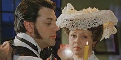 Alina Pokrovskaya and Aleksandr Shirvindt in Troe v lodke, ne schitaya sobaki (1979)