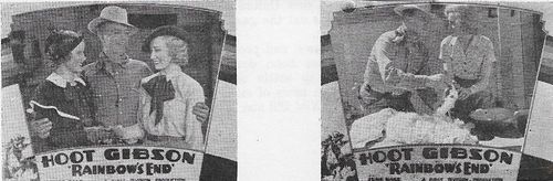 June Gale, Hoot Gibson, and Ada Ince in Rainbow's End (1935)