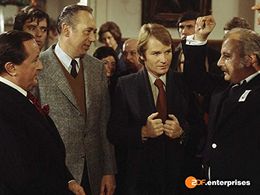 Bruno Dietrich, Herbert Fleischmann, Siegfried Lowitz, Horst Tappert, and Fritz Wepper in Derrick (1974)