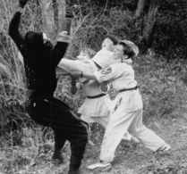 Chad Power, Max Elliott Slade, and Michael Treanor in 3 Ninjas (1992)