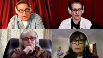 Michael Imperioli, Sheila Jaffe, Steve Schirripa, and Georgianne Walken in Talking Sopranos (2020)