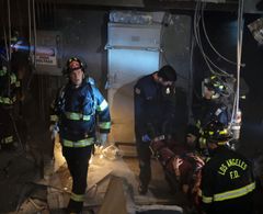 Peter Krause and Oliver Stark in 9-1-1 (2018)