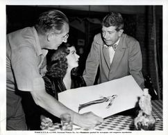 Fritz Lang, Joan Bennett, and Travis Banton in Scarlet Street (1945)