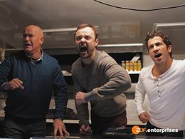 Firass Dirani, Gary Sweet, and Gyton Grantley in House Husbands: Music Mayhem (2012)