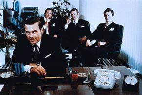 Herbert Bötticher, Walter Kohut, Harald Leipnitz, and Günther Neutze in Vier gegen die Bank (1976)