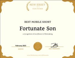 Craig Douglas and Oliver Douglas at an event for Fortunate Son (2021)