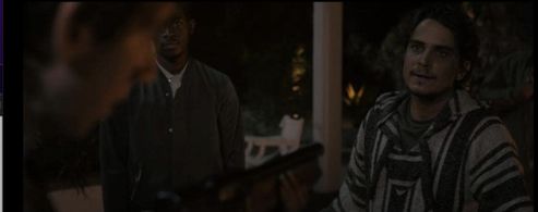 Taylor Kowalski, Damson Idris, and Ethan Smart in Snowfall: Comets (2022)