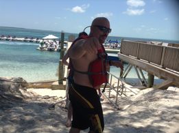 Training for an exciting movie in Costa Rica.