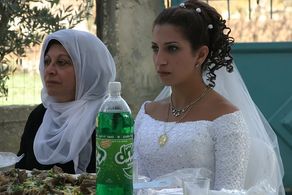 Marlene Bajali and Clara Khoury in Syrian Bride (2004)
