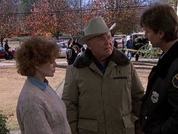 Carroll O'Connor and Hugh O'Connor in In the Heat of the Night (1988)