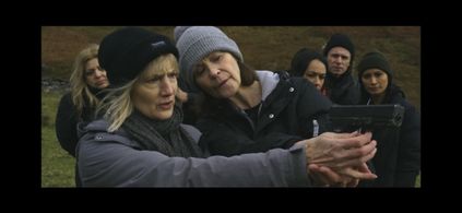 Nicola Wright, Lila Lasso, Harry Boxley, Mirella Camillo, Gillian Broderick, and Charlie Esquér in Dragon Fury: Wrath of