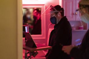 Diego Velasco directs a scene for S2 Ep. 7 