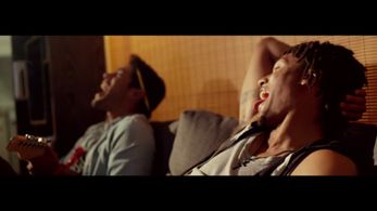 Still shot of James Moten-Black and Shainu Bala in Eerie Anecdotes: Party at Jill's