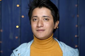 Armando Espitia at an event for I Carry You with Me (2020)